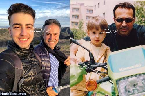 عکس های جدید دانا حکیمی و پدرش