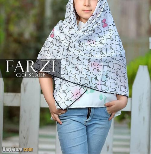 روسری تابستانی دخترانه 1400