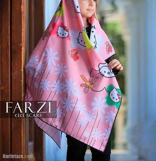 روسری تابستانی دخترانه 1400