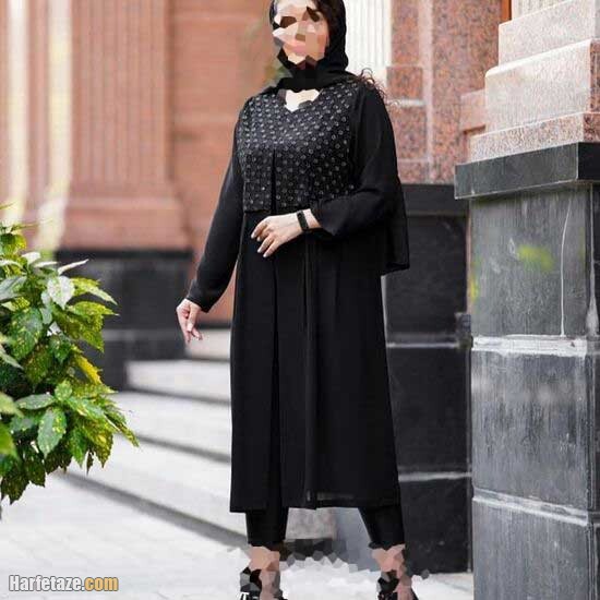 تصاویری زیبا از مدل تیپ مشکی زنانه (ویژه محرم 1400)