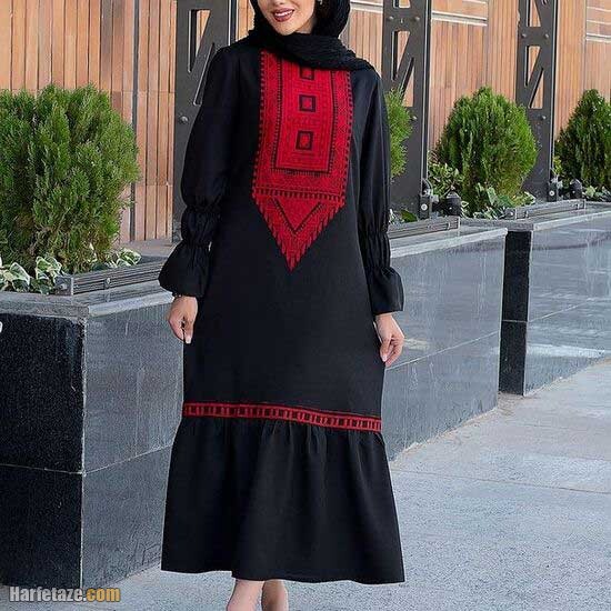 تصاویری زیبا از مدل تیپ مشکی زنانه (ویژه محرم 1400)