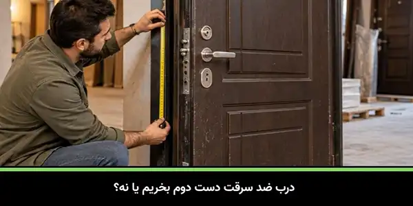درب ضد سرقت دست دوم بخریم یا نه؟ مزایا، معایب و نکات مهم قبل از خرید