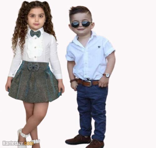 مدل لباس بچه گانه عید ۱۴۰۱ + قشنگترین لباس بچه گانه