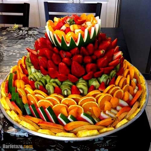 شب یلدا تزیین میوه