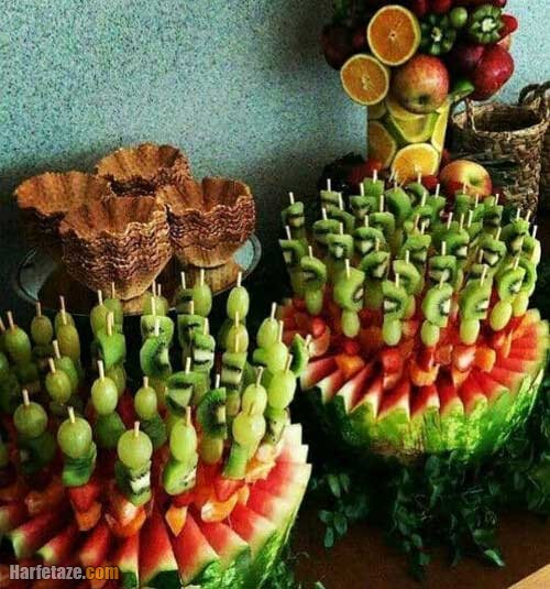 شب یلدا تزیین میوه
