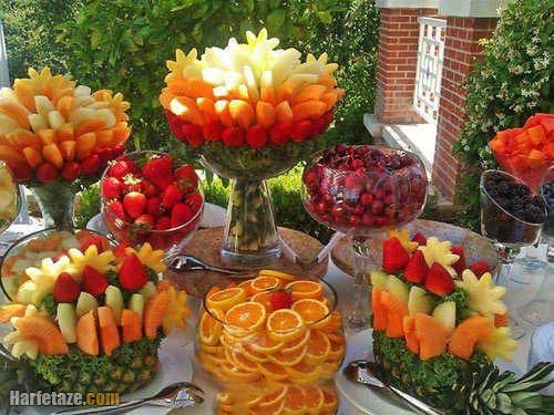 شب یلدا تزیین میوه
