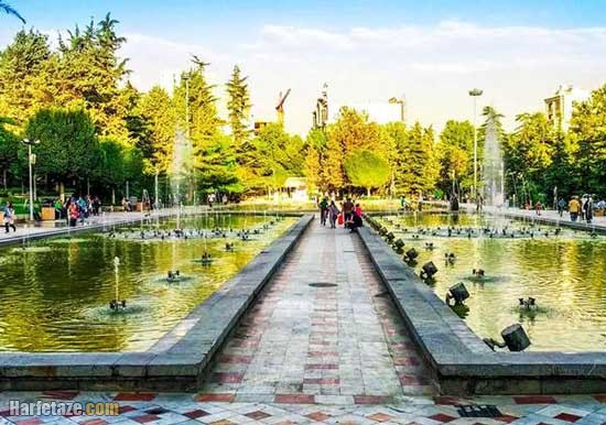 نقشه مترو- پارک های تهران