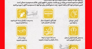 ببینید: اقدامات مهم و فوری در صورت مواجه با مسمومیت گازی (اینفوگرافیک)
