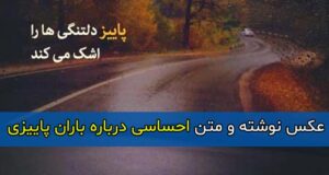 متن و جملات احساسی و زیبا درباره باران پاییزی + عکس نوشته و استوری پاییزی