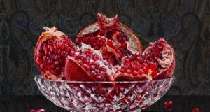 چیدمان انار در سبدهای زیبا شب یلدا + تزئین انار در شب یلدا