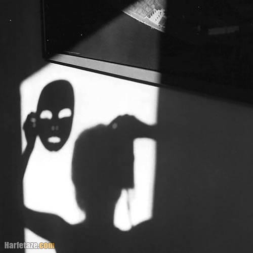پروفایل دخترانه سیاه و سفید