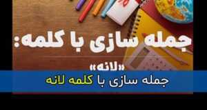 ساده ترین و کامل ترین جمله سازی با کلمه لانه برای کلاس اول تا ششم