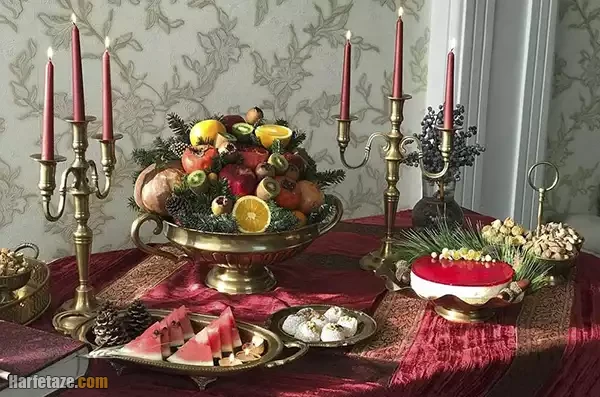 تزئین میز شب یلدا جدید