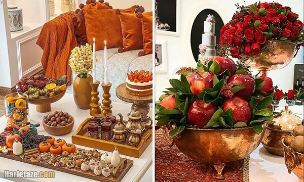 تزئین میز شب یلدا خاص