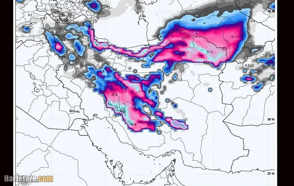 پیش بینی سرمای شدید ناشی از ورود سردچال به ایران در روزهای پایانی پاییز 1404