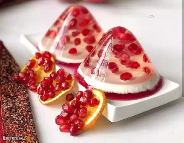 تزیین ژله و دسر شب یلدا 