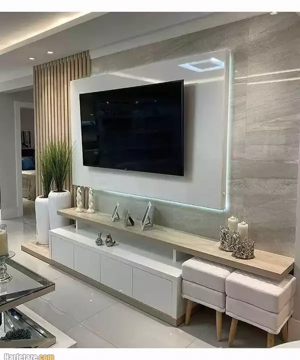 مدل های جدید میز تی وی وال برای خانه های مدرن و شیک در سال 2026 10 جدیدترین میز تی وی وال