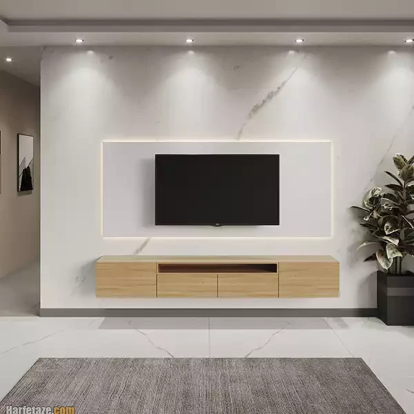 مدل های جدید میز تی وی وال برای خانه های مدرن و شیک در سال 2026 6 مدل جدید میز تی وی وال