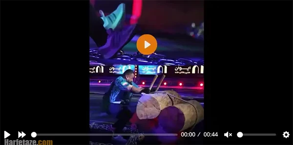 فیلم کامل از لحظه حادثه برای شرکت کننده مردان آهنین 1 مرداد 1405