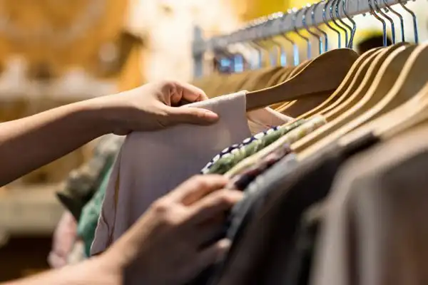 women shopping clothes