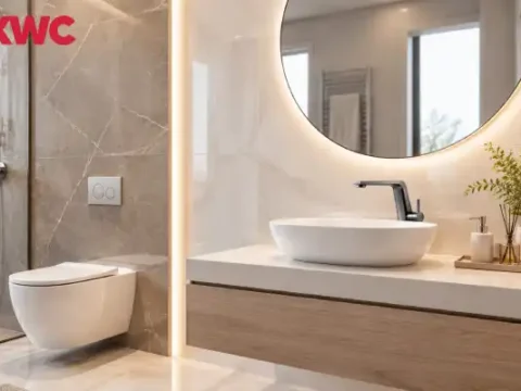 چطور سرویس بهداشتی کوچک را بزرگ‌تر نشان دهیم؟ راهکارهای طراحی و انتخاب تجهیزات مناسب