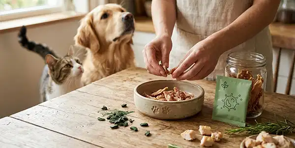 تشویقی مرغ برای سگ و گربه؛ میانوعده پروتئینی را چطور انتخاب کنیم؟ 1 تشویقی مرغ برای سگ و گربه؛ میانوعده پروتئینی را چطور انتخاب کنیم؟